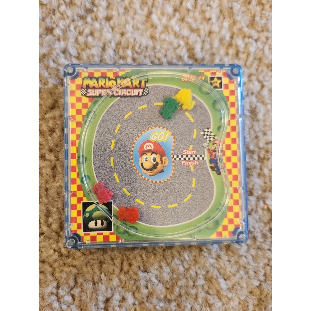 Nintendo Game Boy Advance Mario Kart Super Circuit Wendy's Analog Toy 2002 u-1F